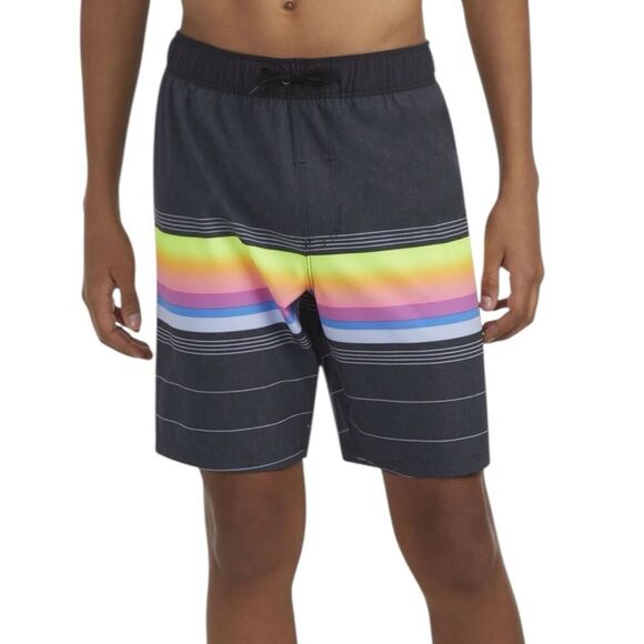 Hurley Boys Swim Short Color Black Size 4 - Picture 1 of 12